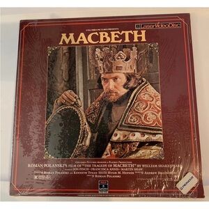 Macbeth Laserdisc Roman Polanski Jon finch‎